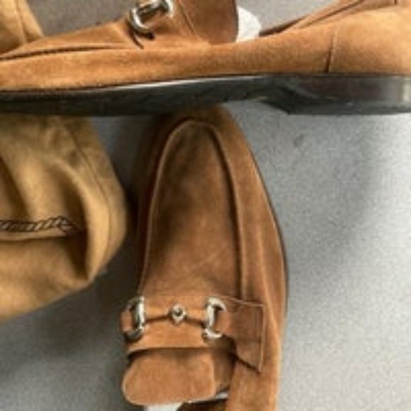 Barrett Suede Camel Loafers